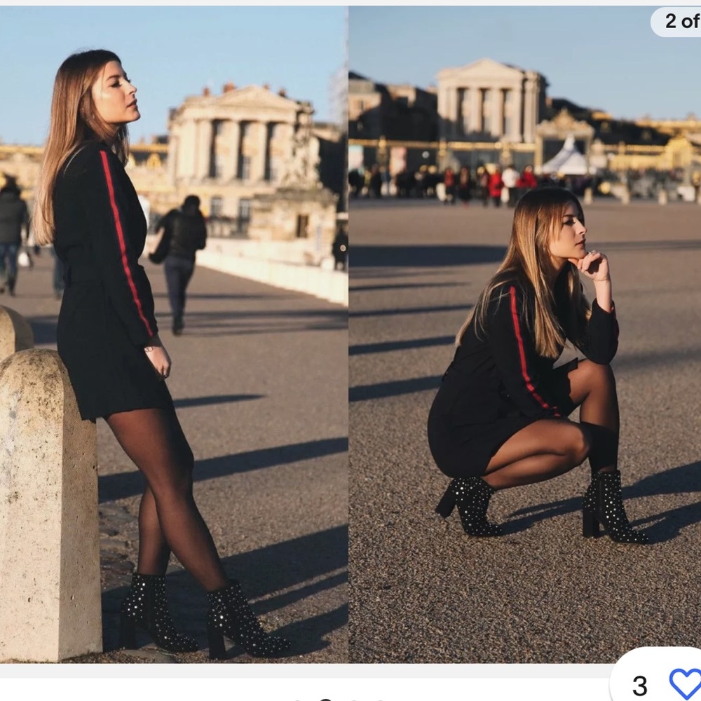 NWOT ZARA Bloggers Favorite Navy Jumpsuit - Picture 2 of 7